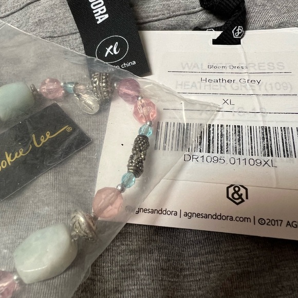 DEMURE BUNDLE - NWT XL DRESS and NWT FASHION JEWELRY - Picture 3 of 5